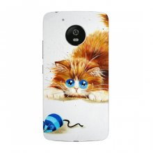 Чехлы с Котиками для Motorola Moto G5 (VPrint) Котик и мишка - купить на Floy.com.ua