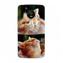 Чехлы с Котиками для Motorola Moto G5 (VPrint) Рыжий котик - купить на Floy.com.ua
