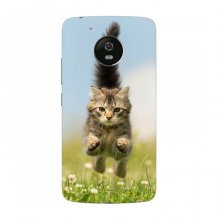 Чехлы с Котиками для Motorola Moto G5 (VPrint) Прыжок кота - купить на Floy.com.ua