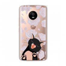Чехлы с Котиками для Motorola Moto G5 (VPrint) Радостный котик - купить на Floy.com.ua
