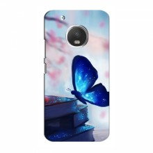 Чехол с печатью (Подарочные) для Motorola Moto G5s (AlphaPrint) Бабочка синяя - купить на Floy.com.ua