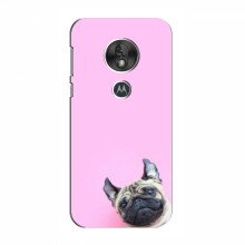 Чехол с принтом (Прикольные) для Motorola Moto G7 Play (AlphaPrint) Собака на розовом - купить на Floy.com.ua