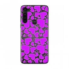 Чехлы для любимой на Motorola Moto G8 Power (VPrint) Pink hearts - купить на Floy.com.ua