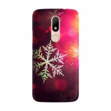 Новогодние Чехлы для Motorola Moto M (VPrint) Снежинка - купить на Floy.com.ua