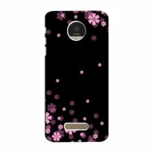 Чехол с принтом (Дизайнерские) для Motorola Moto Z Play (AlphaPrint) Розовое цветение - купить на Floy.com.ua