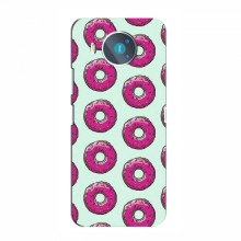 Чехлы с картинкой (Стильные) для Nokia 8.3 (AlphaPrint) Розовые пончик - купить на Floy.com.ua