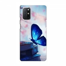 Чехол с печатью (Подарочные) для OnePlus 9 Lite (AlphaPrint) Бабочка синяя - купить на Floy.com.ua