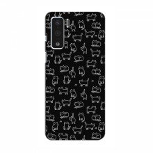 Чехол под заказ для OnePlus Lite Z (AlphaPrint - Уникальный дизайн) Котики на черном - купить на Floy.com.ua