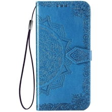 Кожаный чехол (книжка) Art Case с визитницей для Xiaomi Poco M3 Синий - купить на Floy.com.ua