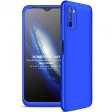 Пластиковая накладка GKK LikGus 360 градусов (opp) для Xiaomi Poco M3 Синий - купить на Floy.com.ua
