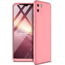 Пластиковая накладка GKK LikGus 360 градусов (opp) для Realme C11 (2020) Розовый - купить на Floy.com.ua