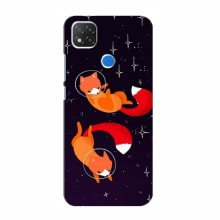 Чехол с печатью (Подарочные) для Xiaomi Redmi 9C (AlphaPrint) Лисы - купить на Floy.com.ua
