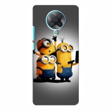 Эксклюзивный чехол для Xiaomi Redmi K30 Pro (AlphaPrint - Мультяшные) Селфи Миньонов - купить на Floy.com.ua