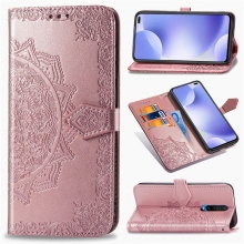 Кожаный чехол (книжка) Art Case с визитницей для Xiaomi Redmi K30 / Poco X2 Розовый - купить на Floy.com.ua