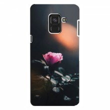Чехол с печатью (Подарочные) для Samsung A8, A8 2018, A530F (AlphaPrint) Цветок ночной - купить на Floy.com.ua