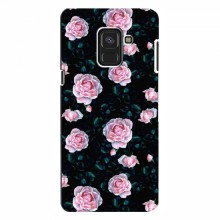 Чехол с печатью (Подарочные) для Samsung A8, A8 2018, A530F (AlphaPrint) Чайные розы - купить на Floy.com.ua