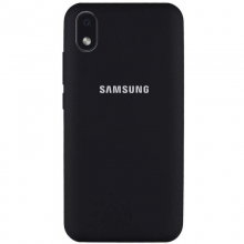 Чехол Silicone Cover Full Protective (AA) для Samsung Galaxy M01 Core / A01 Core Черный - купить на Floy.com.ua