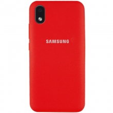 Чехол Silicone Cover Full Protective (AA) для Samsung Galaxy M01 Core / A01 Core Красный - купить на Floy.com.ua