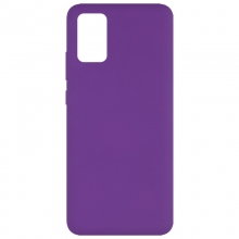 Уценка Чехол Silicone Cover Full without Logo (A) для Samsung Galaxy A02s Фиолетовый - купить на Floy.com.ua