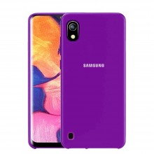 Чехол-бампер Silicone Cover для Samsung Galaxy A10 2019 Фиолетовый - купить на Floy.com.ua