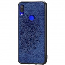 Чехол Leather Glass Mandala для Samsung A10s, накладка из ткани и ТПУ Синий - купить на Floy.com.ua