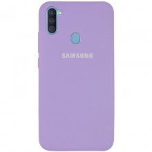Чехол Silicone Cover Full Protective (AA) для Samsung Galaxy A11 / M11 Сиреневый - купить на Floy.com.ua