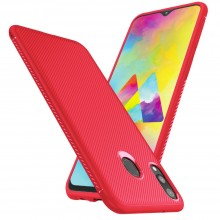 Чехол-бампер TPU Карбон для Samsung Galaxy A2 Core Красный - купить на Floy.com.ua