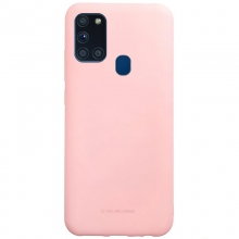 TPU чехол Molan Cano Smooth для Samsung Galaxy A21s Розовый - купить на Floy.com.ua