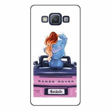 Чехол для Samsung A3, A300 (AlphaPrint) с печатью (ПРОЗРАЧНЫЙ ФОН) Девушка на машине - купить на Floy.com.ua