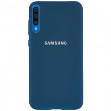 Чехол Silicone Cover Full Protective (AA) для Samsung Galaxy A50 (A505F) / A50s / A30s Синий - купить на Floy.com.ua