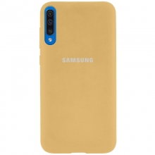 Чехол Silicone Cover Full Protective (AA) для Samsung Galaxy A50 (A505F) / A50s / A30s Золотой - купить на Floy.com.ua