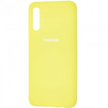 Чехол Silicone Cover Full Protective (AA) для Samsung Galaxy A50 (A505F) / A50s / A30s Желтый - купить на Floy.com.ua