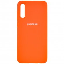 Чехол Silicone Cover Full Protective (AA) для Samsung Galaxy A50 (A505F) / A50s / A30s Оранжевый - купить на Floy.com.ua