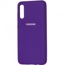 Чехол Silicone Cover Full Protective (AA) для Samsung Galaxy A50 (A505F) / A50s / A30s Фиолетовый - купить на Floy.com.ua