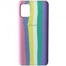 Чехол Silicone Cover Full Rainbow для Samsung Galaxy A31 Розовый - купить на Floy.com.ua