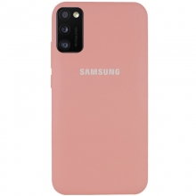 Чехол Silicone Cover Full Protective (AA) для Samsung Galaxy A41 Розовый - купить на Floy.com.ua