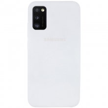 Чехол Silicone Cover Full Protective (AA) для Samsung Galaxy A41 Белый - купить на Floy.com.ua