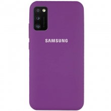 Чехол Silicone Cover Full Protective (AA) для Samsung Galaxy A41 Фиолетовый - купить на Floy.com.ua