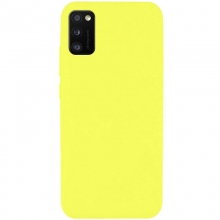 Чехол Silicone Cover Full without Logo (A) для Samsung Galaxy A41 Желтый - купить на Floy.com.ua