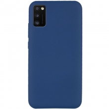 Чехол Silicone Cover Full without Logo (A) для Samsung Galaxy A41 Синий - купить на Floy.com.ua