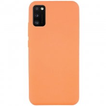 Чехол Silicone Cover Full without Logo (A) для Samsung Galaxy A41 Оранжевый - купить на Floy.com.ua