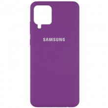 Чехол Silicone Cover Full Protective (AA) для Samsung Galaxy A42 5G Фиолетовый - купить на Floy.com.ua