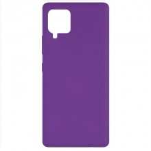 Чехол Silicone Cover Full without Logo (A) для Samsung Galaxy A42 5G Фиолетовый - купить на Floy.com.ua