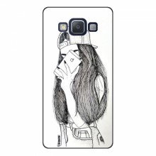Чехол с печатью (Мода) для Samsung A5, A500 (AlphaPrint) Арт-девушка - купить на Floy.com.ua