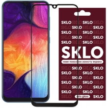 Защитное стекло SKLO 3D (full glue) для Samsung A20 / A30 / A30s / A50/A50s/M30 /M30s/M31/M21/M21s