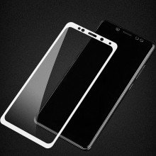 Защитное стекло Premium на весь экран для Samsung Galaxy A50s Белый - купить на Floy.com.ua