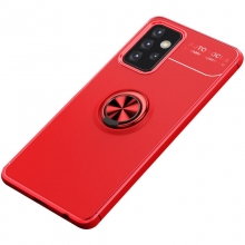 TPU чехол Deen ColorRing под магнитный держатель (opp) для Samsung Galaxy A52 4G / A52 5G / A52s Красный - купить на Floy.com.ua