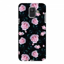 Чехол с печатью (Подарочные) для Samsung A6 2018, A600F (AlphaPrint) Чайные розы - купить на Floy.com.ua