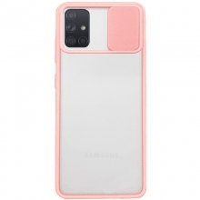 Чехол Camshield mate TPU со шторкой для камеры для Samsung Galaxy A71 Розовый - купить на Floy.com.ua