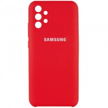Чехол Silicone Cover Full Camera (AAA) для Samsung Galaxy A72 4G / A72 5G Красный - купить на Floy.com.ua